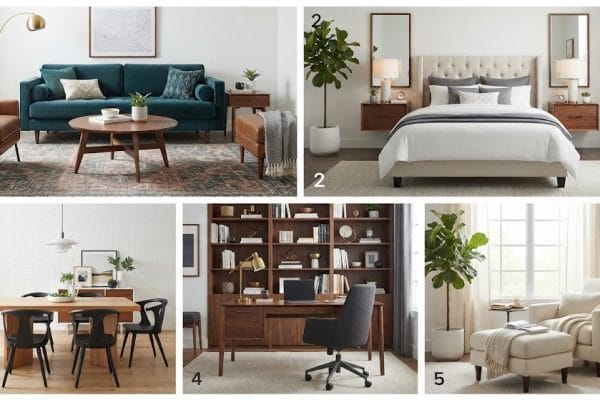 Berbagai furnitur rumah modern untuk ruang tamu dan ruang makan